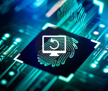 Fingerprint authentication concept digital