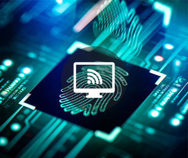 Fingerprint authentication concept digital