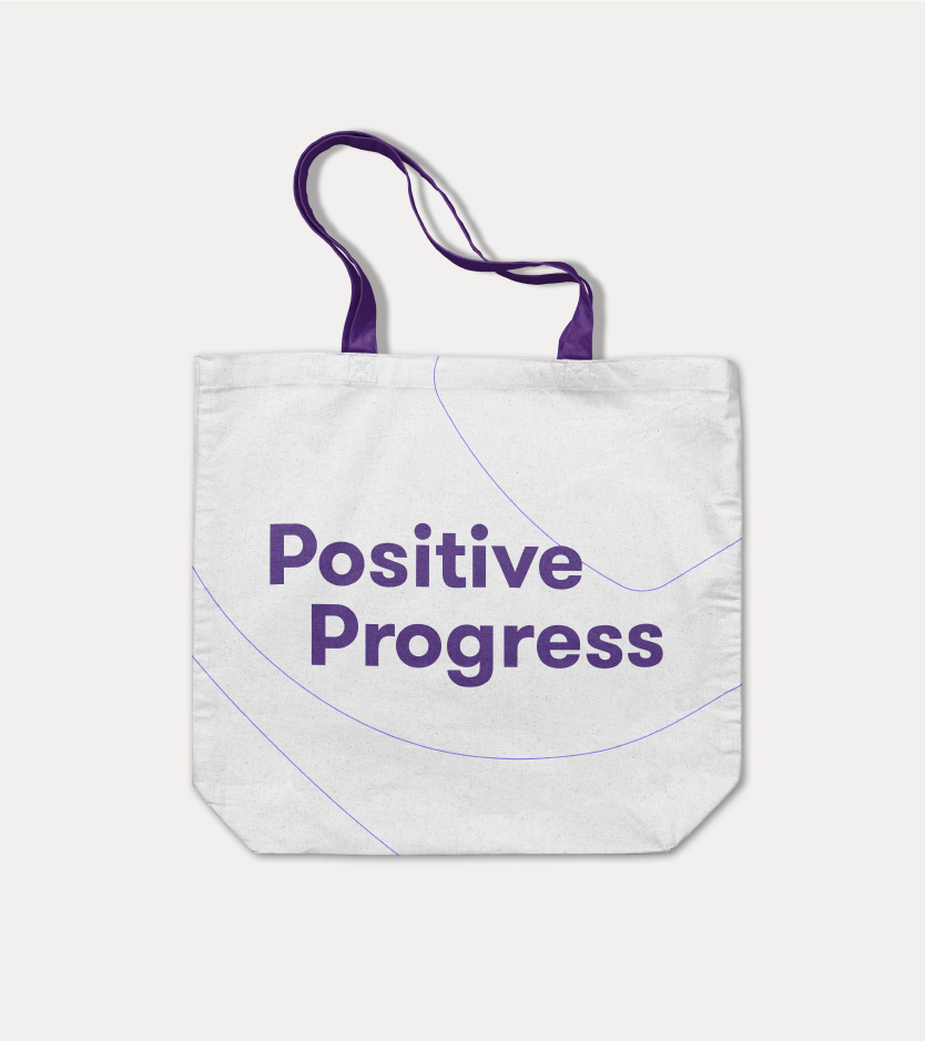 Hand bag Positive Progress