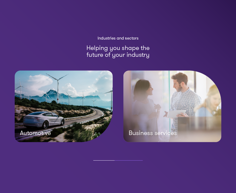 Helping you shape the future of your industry