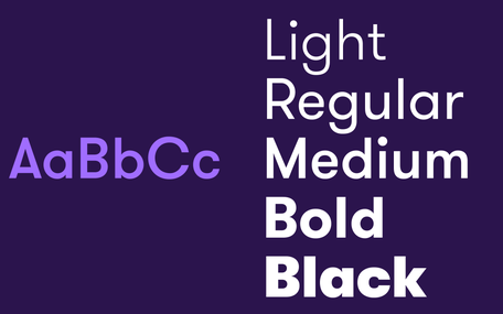 Font weights