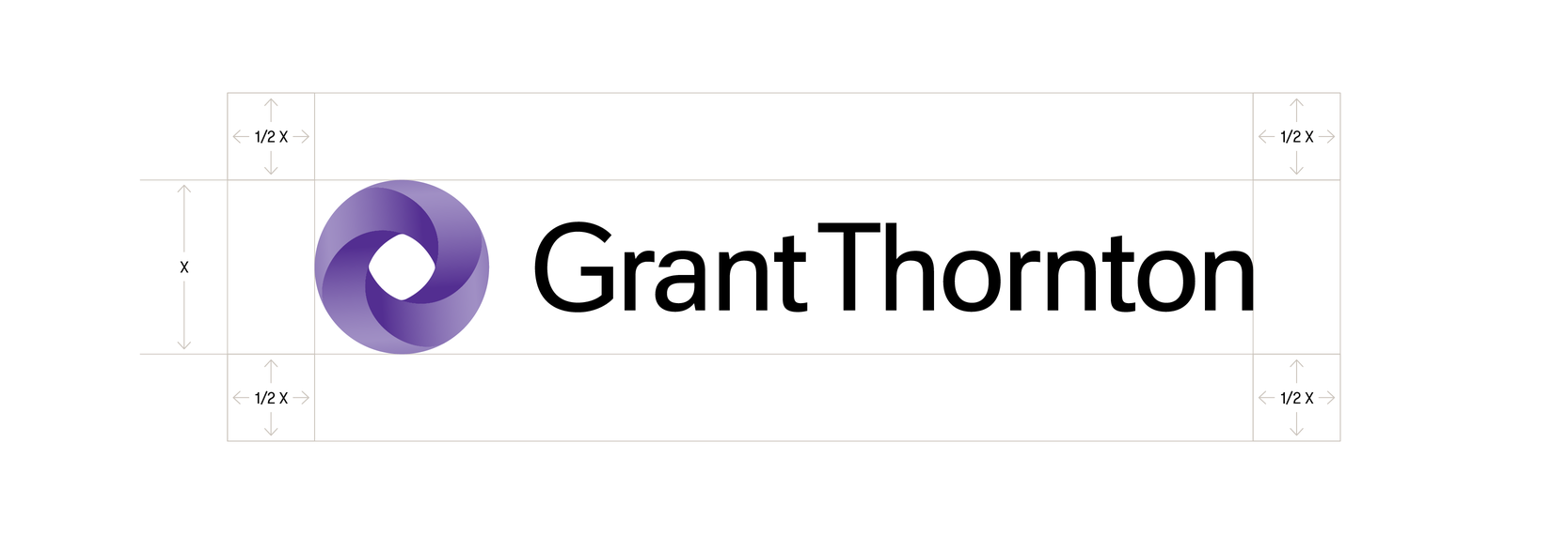 Logo grant thornton symbol and word mark
